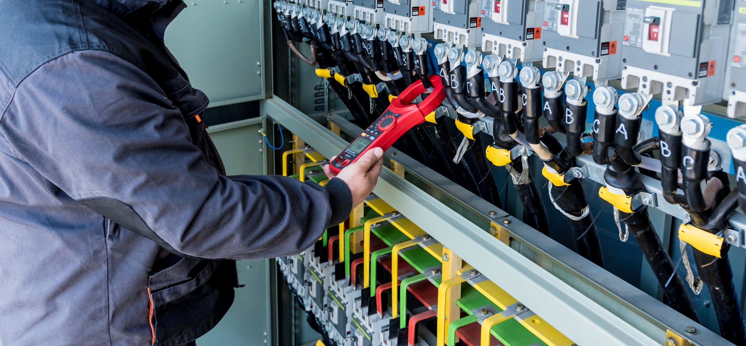 checking operating voltage levels solar panel switchgear compartment scaled