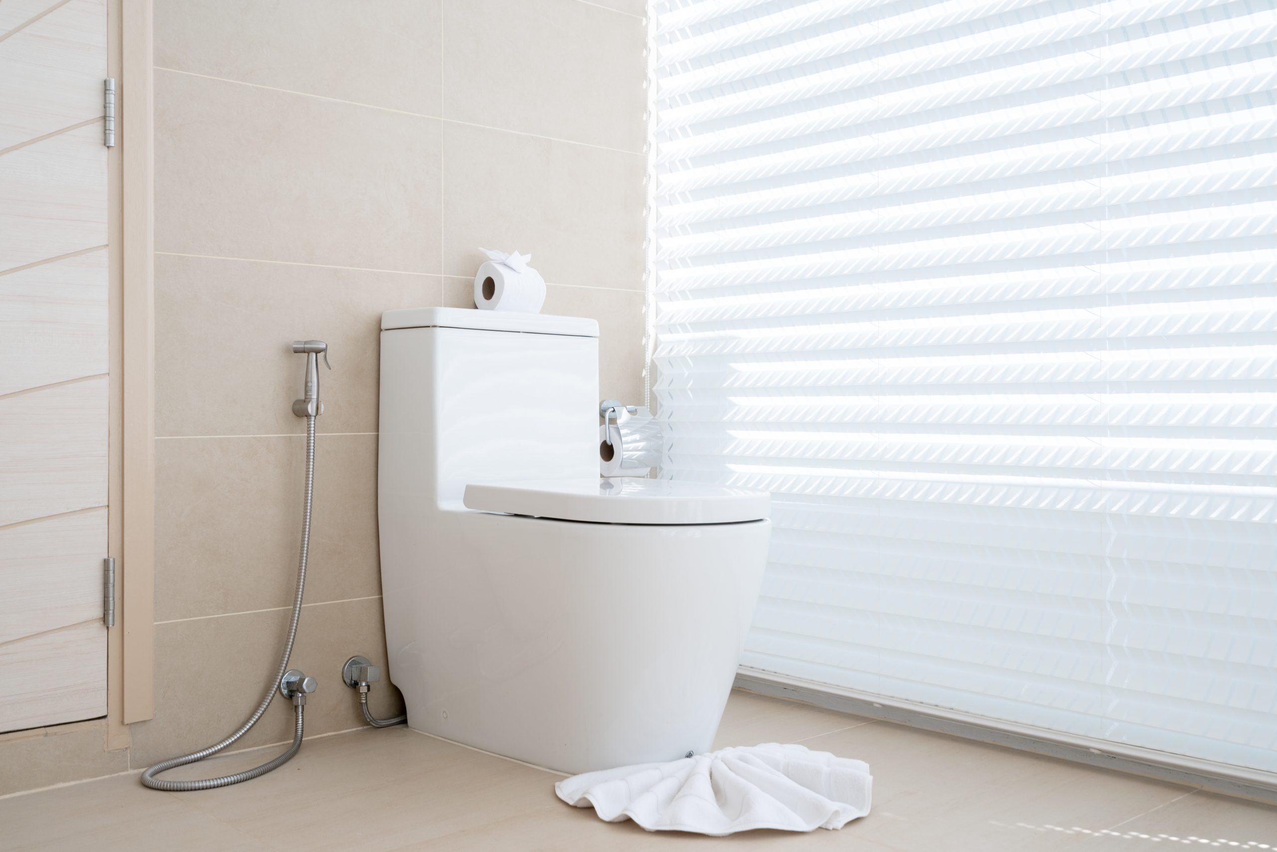 luxury bathroom feature toilet bowl home house building scaled